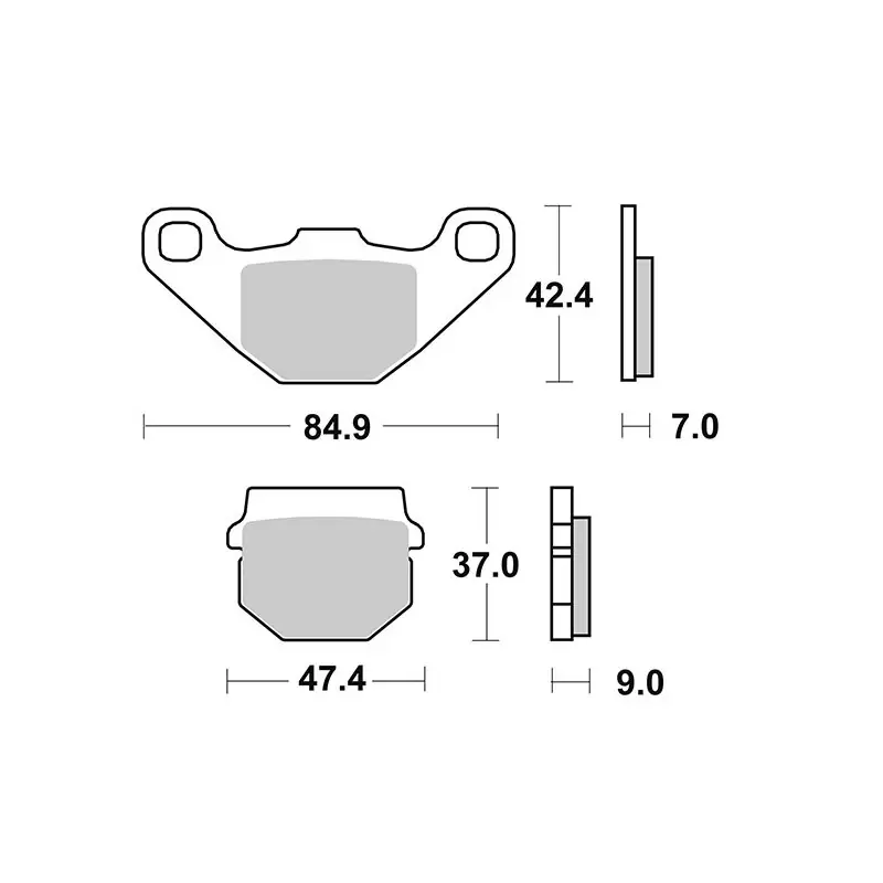 PASTIGLIE FRENO SBS 101HM Offerta Speciale