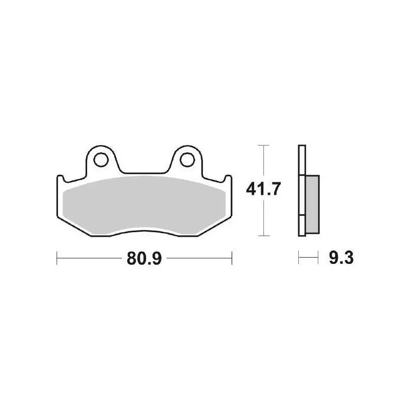 PASTIGLIE FRENO SBS 125MS Prezzo Conveniente