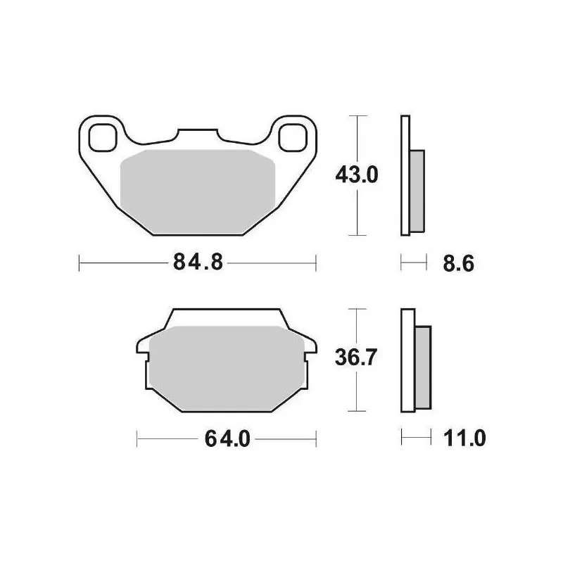 Pagamento Sicuro PASTIGLIE FRENO SBS 154CT