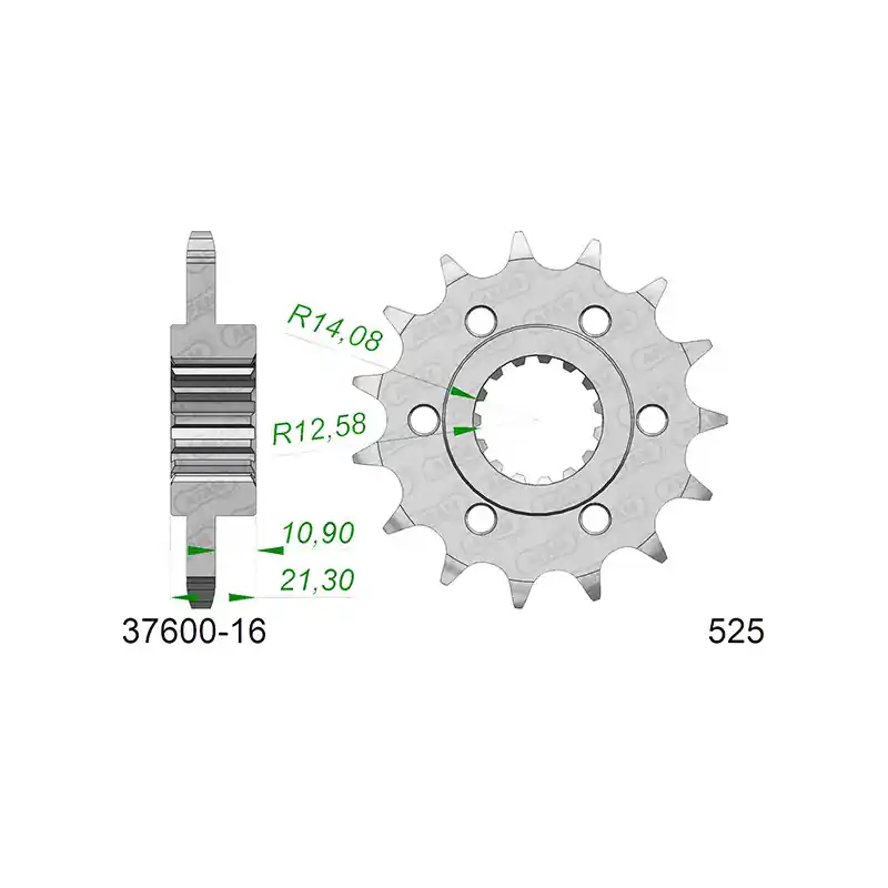 Pignone afam in acciaio p525 - z16 (dis.37600) Compra Oggi Stesso