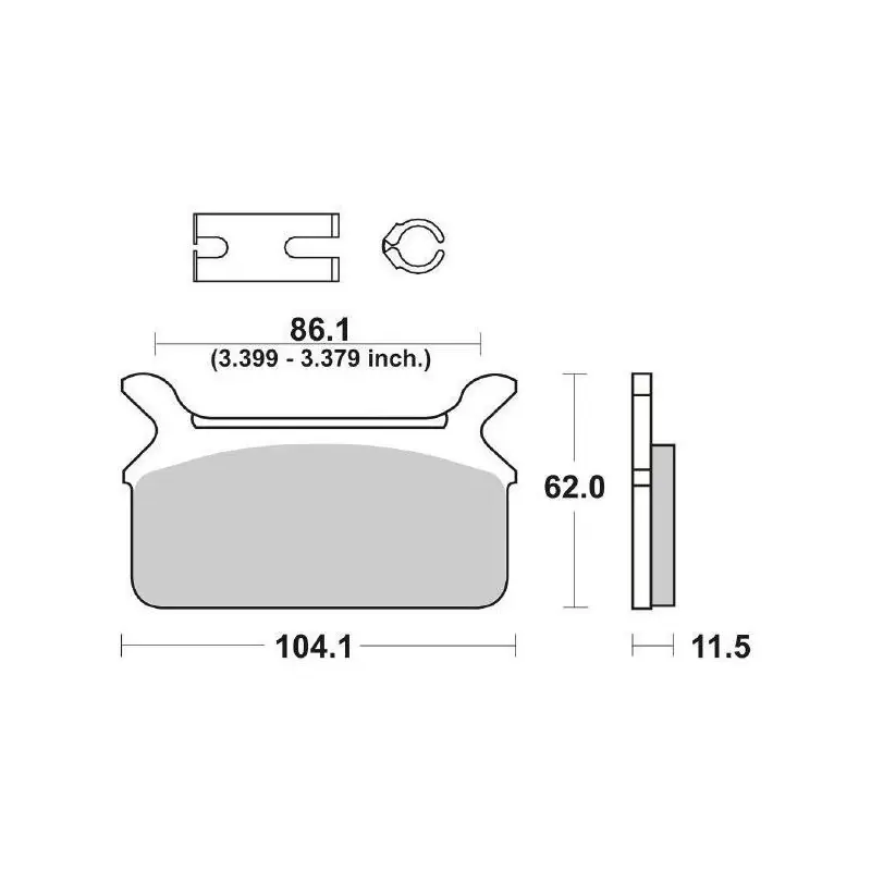PASTIGLIE FRENO POSTERIORE SBS 668LF Compra Adesso