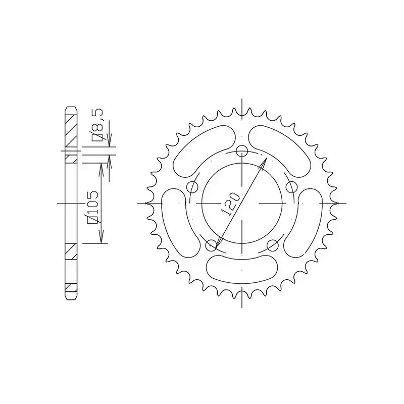 CORONA IN ACCIAIO P415 - Z45 ( Compra Online
