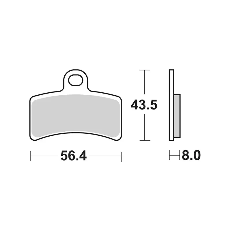 Offerta PASTIGLIE FRENO SBS 815HF