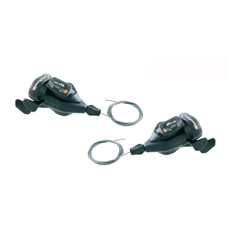 Bestseller COPPIA COMANDI CAMBIO DLM 933 COMPATIBILE SHIMANO - 3 X 9V, COLLARINO, CON DISPLAY, NERO