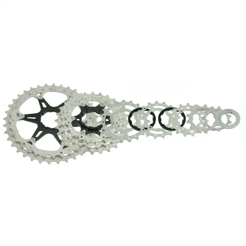 Novità PACCO PIGNONI A CASSETTA MS3 10V - 11-36 DENTI, ARGENTO, SH11