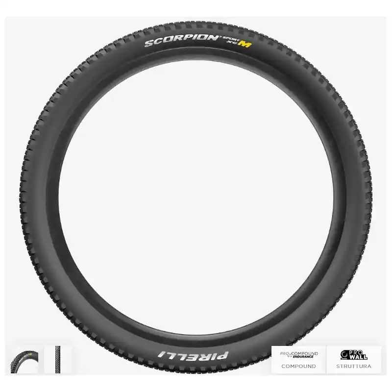 Offerta Lampo PIRELLI COPERTONE SCORPION SPORT XC M - 29X2.20 NERO PROWALL