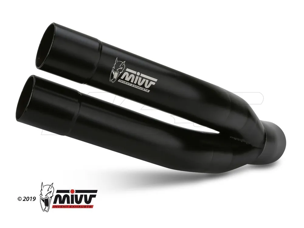 Non Perdere TERMINALE MIVV DOUBLE GUN ACCIAIO INOX NERO KAWASAKI Z 900 A2 2017-2025-