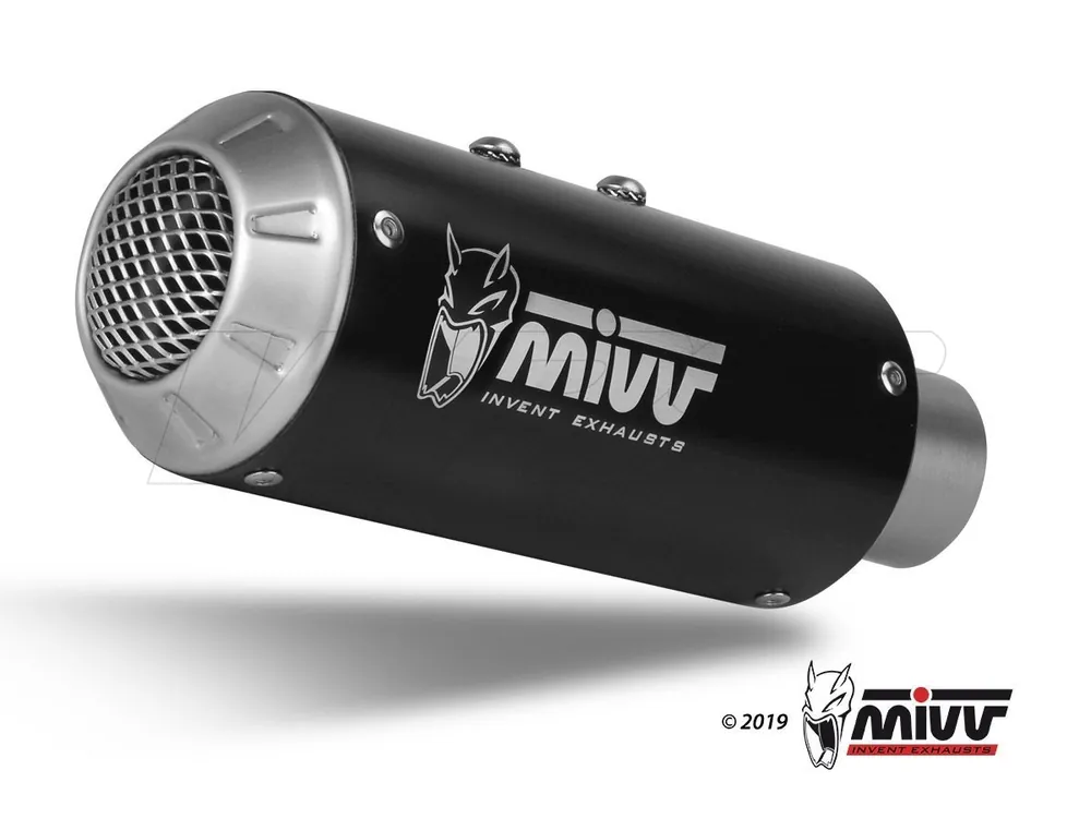 TERMINALE MIVV MK3 INOX NERO YAMAHA YZF R6 2006-2016- Nuova Collezione