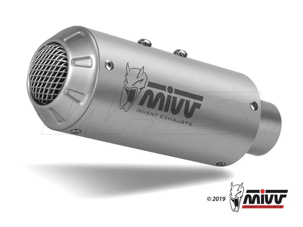 TERMINALE MIVV MK3 ACCIAIO INOX DUCATI MONSTER 821 2018-2020- Spedito Oggi
