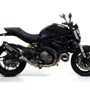 SILENZIATORE RACE TECH ARROW ALLUMINIO DARK DUCATI MONSTER 821 2014-2017- Super Prezzo