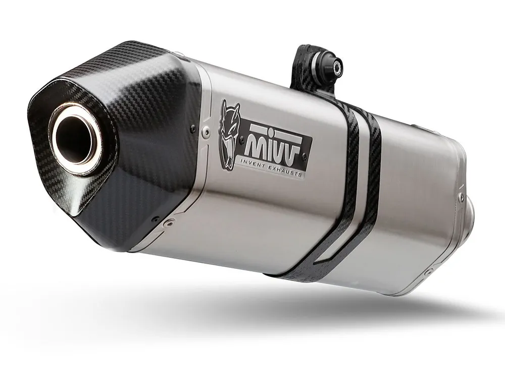 Occasione TERMINALE MIVV SPEED EDGE INOX-CARBONIO SUZUKI DL V-STROM 1000 2014-2018-