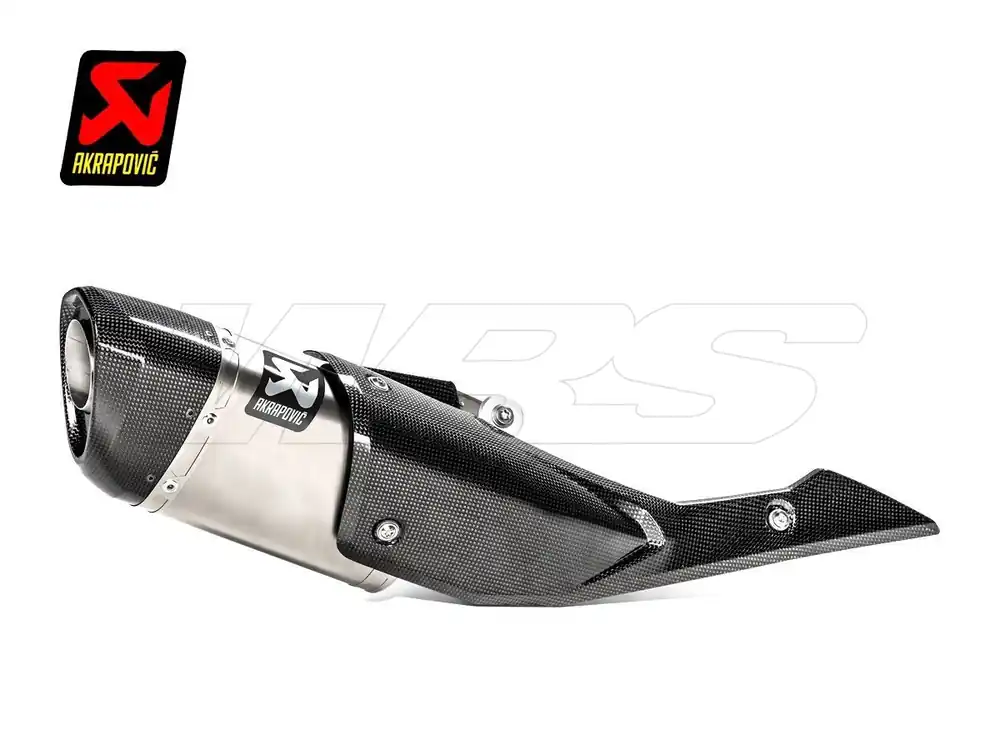 Direttamente Dal Produttore TERMINALE SCARICO AKRAPOVIC TITANIO LOGO NERO SUZUKI GSX-S 1000 / F 2015-2020-