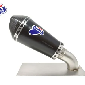 Reso Gratuito TERMINALE SLIP ON TERMIGNONI RELEVANCE CONICO NERO TITANIO FONDELLO CARBONIO-
