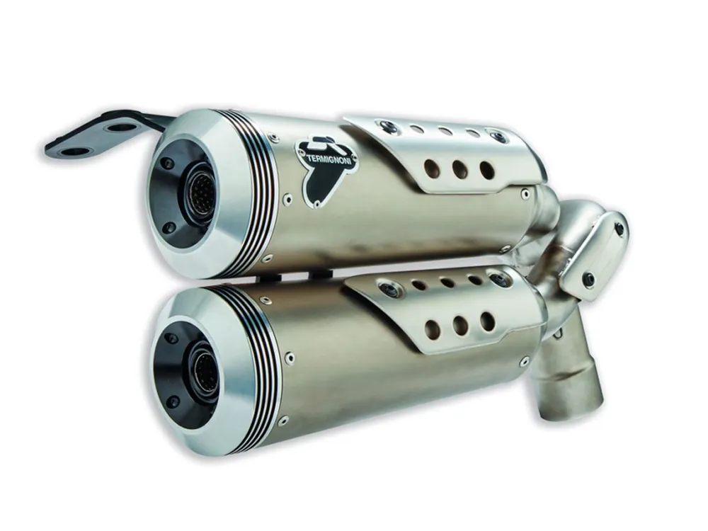 Di Tendenza 96481451A COPPIA TERMINALI TITANIO TERMIGNONI DUCATI SCRAMBLER 1100 18-20 EURO4-