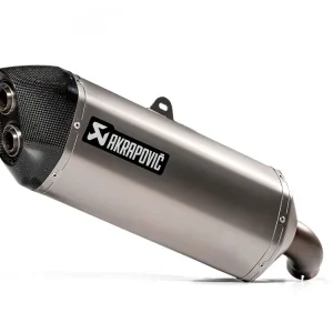 Reso Gratuito TERMINALE OMOLOGATO TITANIO AKRAPOVIC SUZUKI V-STROM 1050 2020-2024-