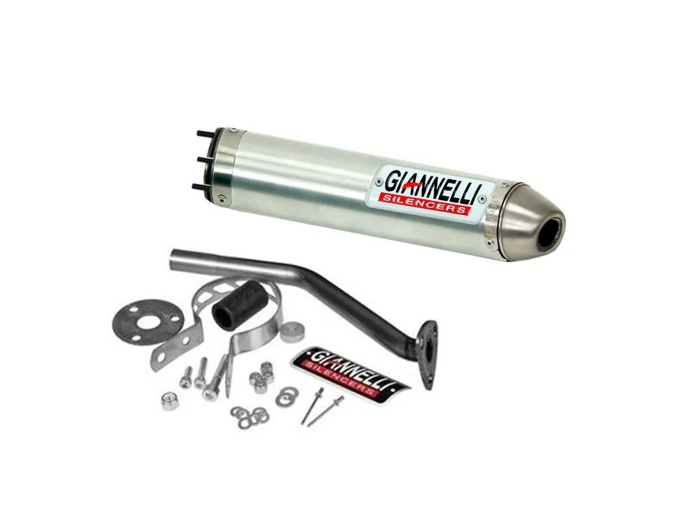 Offerta SILENZIATORE GIANNELLI ALLUMINIO ENDURO/CROSS 2T SUZUKI TS 50 X 1982-2001-