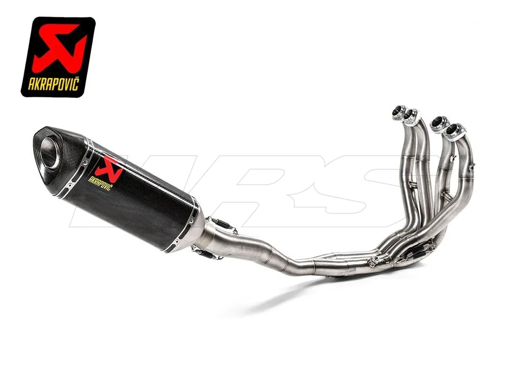SCARICO COMPLETO AKRAPOVIC INOX CARBONIO KAWASAKI ZX-6R 2009-2020- Prezzo Conveniente