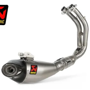 SCARICO COMPLETO OMOLOGATO INOX TITANIO AKRAPOVIC KAWASAKI Z 650 2017-2024- Must-Have