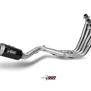 SCARICO COMPLETO MIVV MK3 INOX NERO HONDA CB 650 F 2014-2018- Popolare