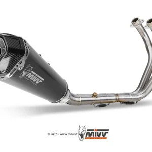 SCARICO COMPLETO 2X1 MIVV DELTA RACE INOX NERO YAMAHA MT-07 2014-2020- Compra Oggi Stesso