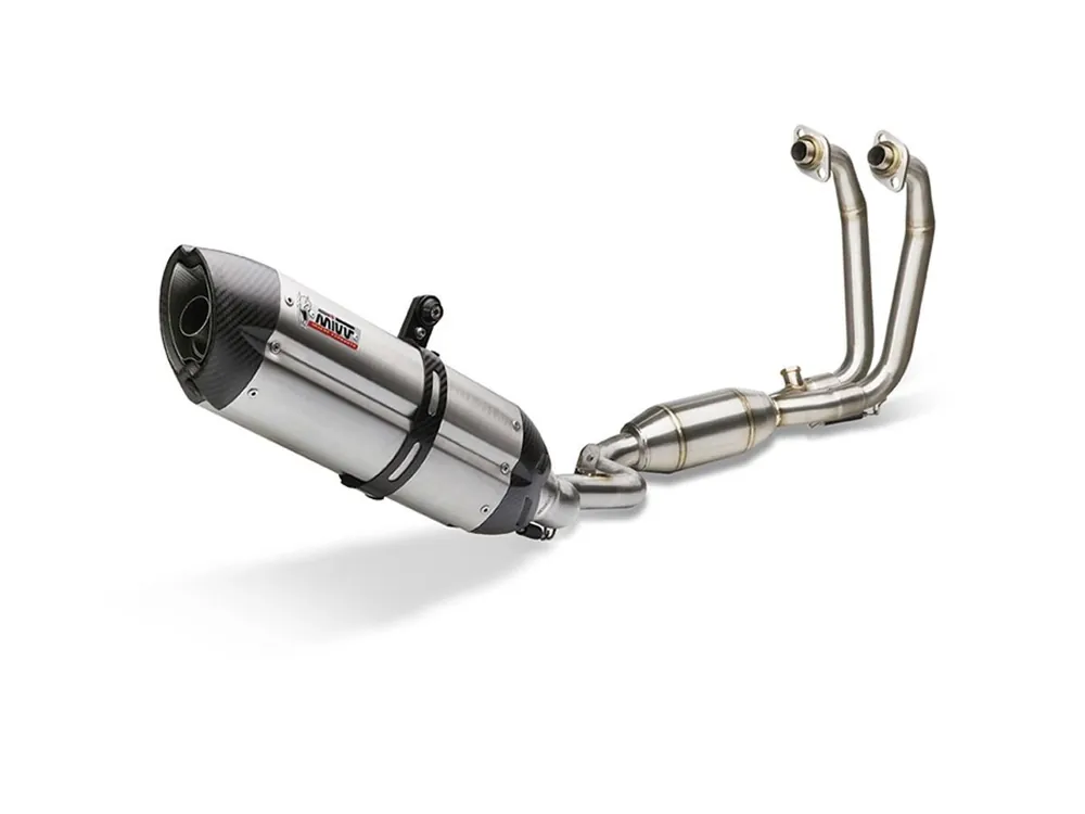 Nuovo Arrivo SCARICO COMPLETO 1X1 MIVV SUONO INOX-CARBONIO YAMAHA YZF R125 2014-2018-