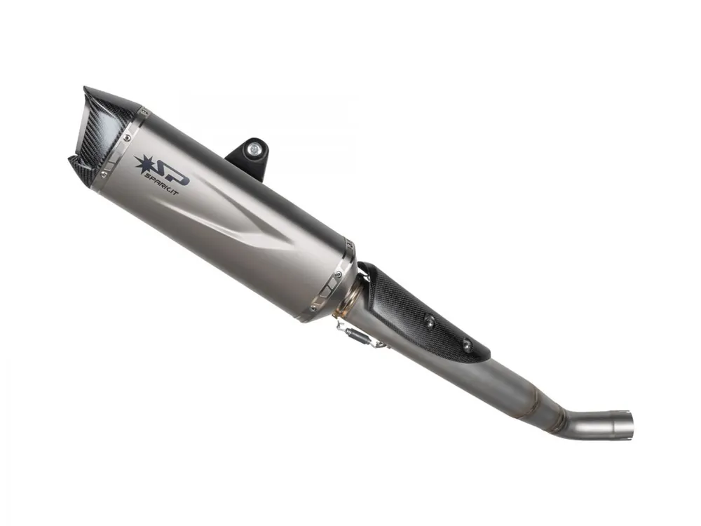 Promozione Esclusiva SCARICO SEMICOMPLETO RACING FORCE EVO TITANIO SPARK TRIUMPH STREET TRIPLE RS / R / S 2017-2019-