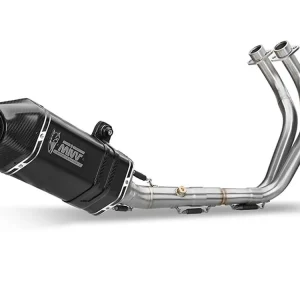 Novità SCARICO COMPLETO 2X1 MIVV SPEED EDGE ACCIAIO NERO YAMAHA T-MAX 530 2012-2016-