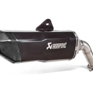 TERMINALE OMOLOGATO TITANIO NERO AKRAPOVIC BMW F 800 GS / F 900 GS ADVENTURE 2025-2026- Promo Stagionale