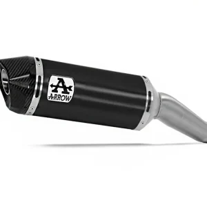 SILENZIATORE INDY RACE EVO ALLUMINIO DARK-CARBY ARROW KTM 390 ADVENTURE R / X 2025-2026- Sconto