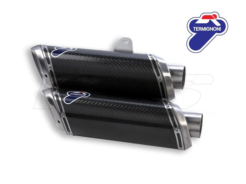 96454711B COPPIA TERMINALI RACING CARBONIO TERMIGNONI DUCATI STREETFIGHTER 1098- Solo Oggi