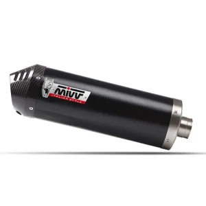 Quantità Limitata TERMINALE MIVV OVAL ACCIAIO INOX NERO-CARBONIO BENELLI TRK 702 / X 2023-2025-