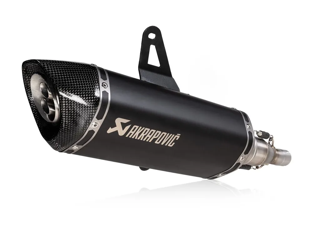 TERMINALE SCARICO TITANIO NERO AKRAPOVIC ITALJET DRAGSTER 200 2021-2024- Prezzo Conveniente