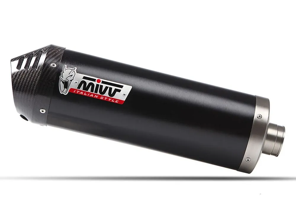 TERMINALE MIVV OVAL INOX NERO CARBONIO KTM 690 SMC R / ENDURO R 2021-2024- Offerta Del Giorno