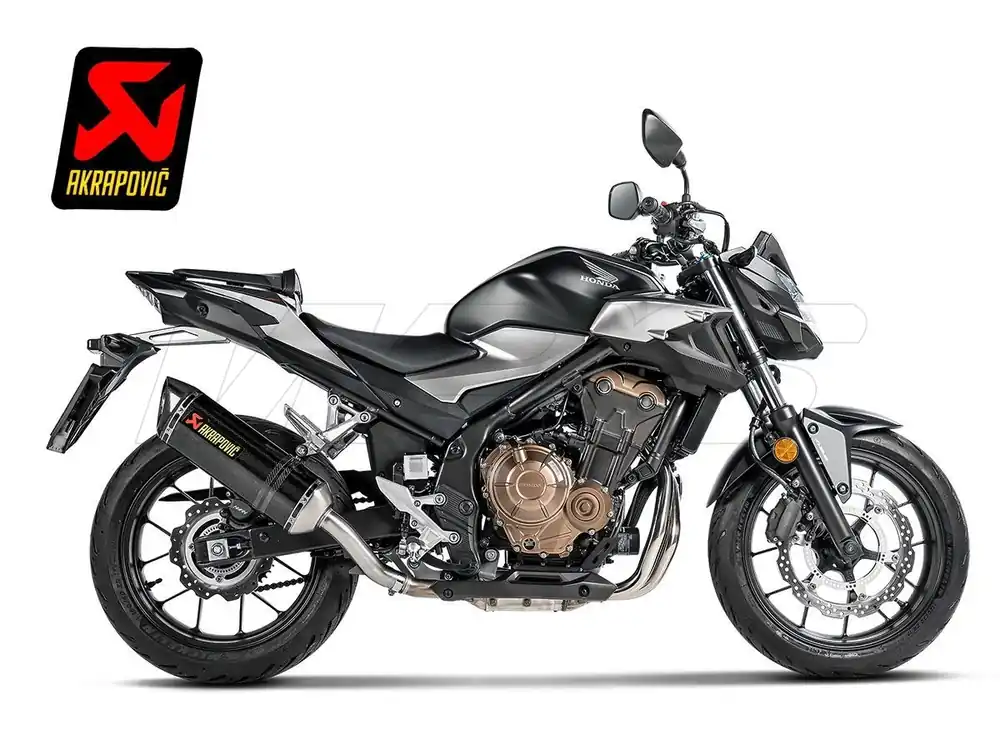 TERMINALE SCARICO AKRAPOVIC CARBONIO HONDA CBR 400 R 2016-2024- Spedizione Espresso