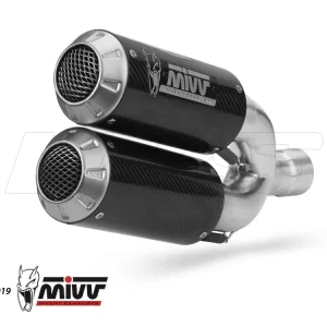 TERMINALE MIVV MK3 2 SLIP-ON CARBONIO KTM SUPER DUKE 1290 2014-2016- Spedito Oggi