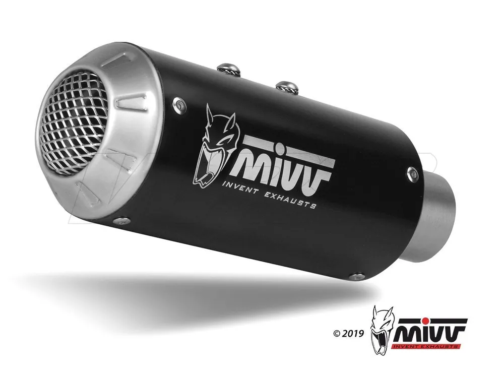 TERMINALE MIVV MK3 INOX NERO DUCATI MONSTER 1200 2014-2016- Ultimissimo Modello