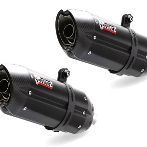 Più Venduto TERMINALI MIVV SUONO ACCIAIO NERO DUCATI 1198 2009-2012-