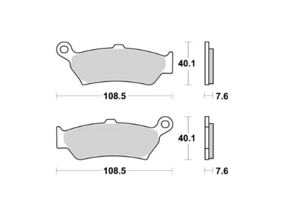 SET PASTIGLIE FRENO POSTERIORE BREMBO BMW R 1300 GS / ADV 2023-2025- Prezzo Di Fabbrica