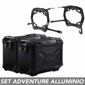 Nuova Collezione Kit valigie SW-Motech Trax Adv alluminio nero 45 lt per BMW F900 R/XR dal 2025-