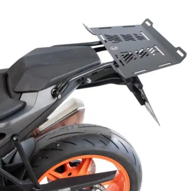 Nuova Collezione Estensione in alluminio Hepco & Becker per portapacchi su KTM Duke 990 dal 2024-