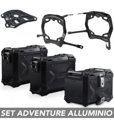 Super Prezzo Kit valigie SW-Motech Trax Adv alluminio nero per Honda X-ADV dal 2021-