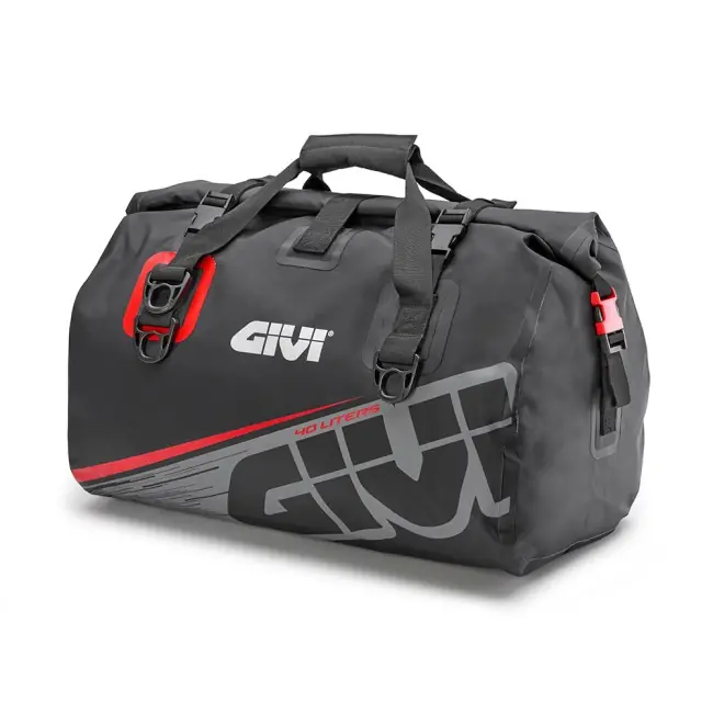 Borsa impermeabile da sella Givi Easy-T EA115 40 lt nero, grigio e rosso- Vendita Finale