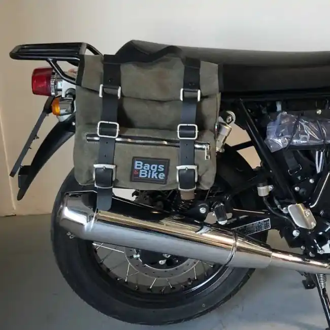 Quantità Limitata Borse laterali Bags & Bike Sahara per Royal Enfield Continental 650 GT e Interceptor-