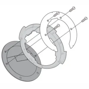 Flangia serbatoio Givi per borse con sistema Tanklock su BMW R1200 RT fino al 2013- Occasione Imperdibile