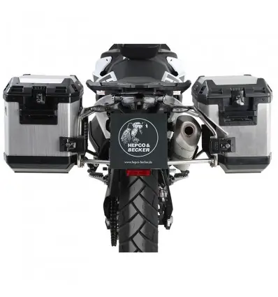 Set completo telai laterali e valige argento Hepco & Becker Cutout per KTM 790 Adventure 19-21- Promozione