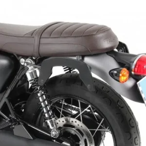 Telai laterali cromati Hepco & Becker C-Bow system per Triumph Bonneville T100/Black dal 2017- Promozione