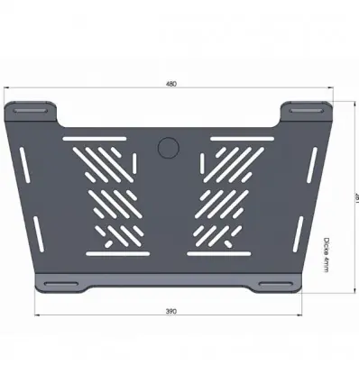 Affare Estensione in alluminio Hepco & Becker per portapacchi su Honda NX 650 Dominator dal 96-