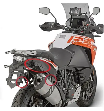 Vendita Finale Portavaligie laterale Givi per valigie Monokey per KTM 1050/1090/1190/1290-