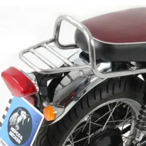 Consegna Rapida Portapacchi nero Hepco & Becker Rear Rack per Kawasaki W650 e W800-