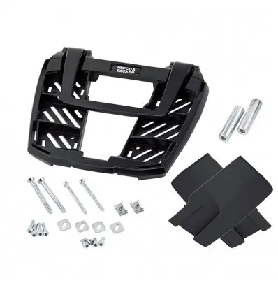Portapacchi nero Hepco & Becker Easy Rack per Kawasaki KLV 1000 04-05- Promozione Esclusiva